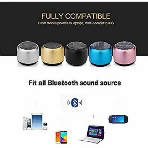 مكبر صوت صغير،لاسلكي مضخم صوت محمول قابل لإعادة الشحن وخفيف الوزن (أسود)