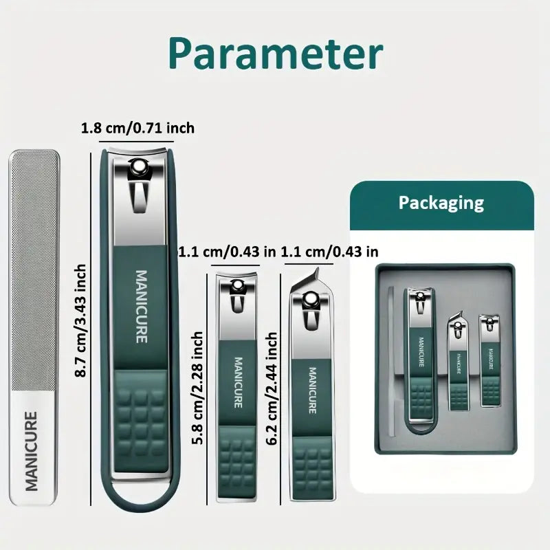 4 in 1 nail clipper and file set