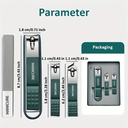 4 in 1 nail clipper and file set