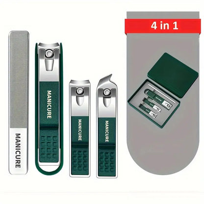 4 in 1 nail clipper and file set