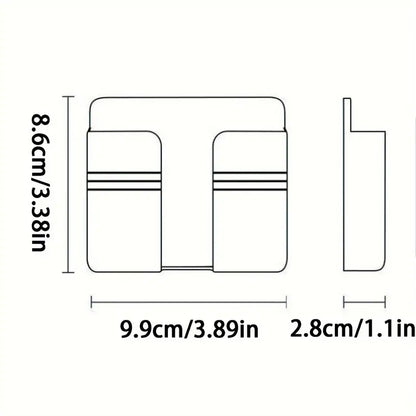 Multifunctional plastic wall hanging holder