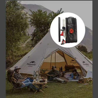 حقيبة المياه سميكة دش التخييم دش تخزين المياه في الهواء الطلق التخييم