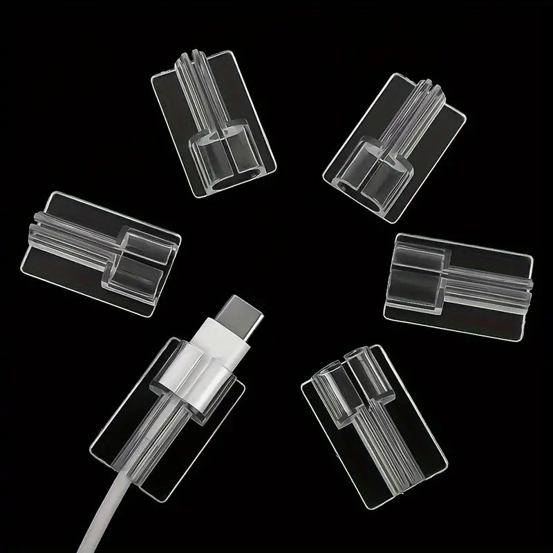 5pcs Transparent Suitable For Mobile Phone Charging Cable