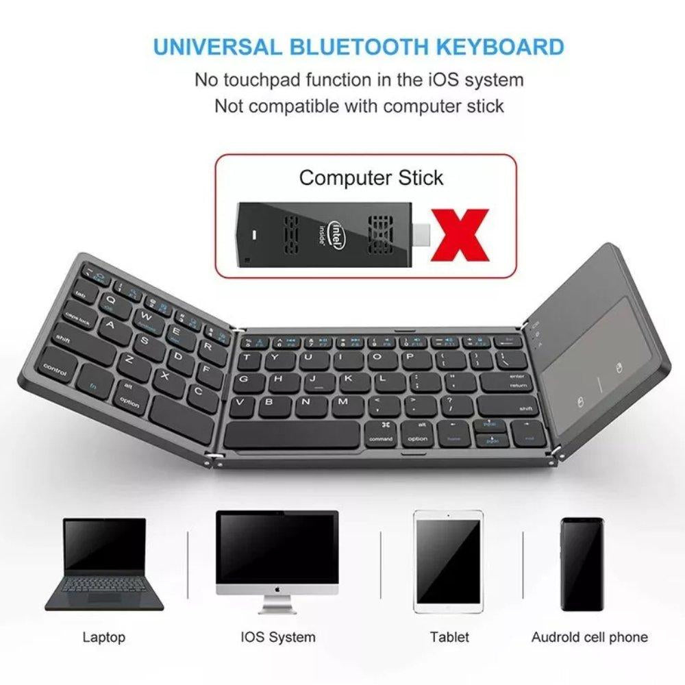 EQ Bluetooth 5.0 Foldable Keyboard