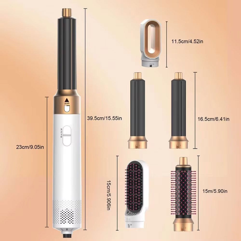 مصفف شعر هوائي احترافي ، 5 في 1