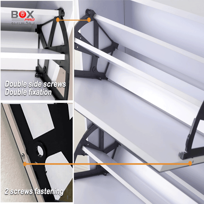 خزانة أحذية مع مرآة طولية