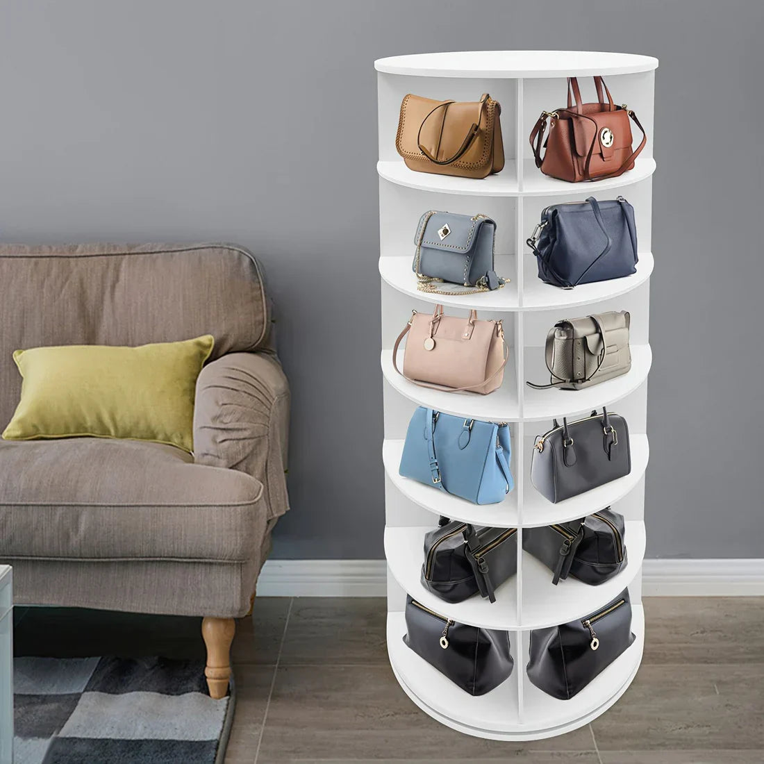 خزانة دوارة 7 طبقات 360 درجة