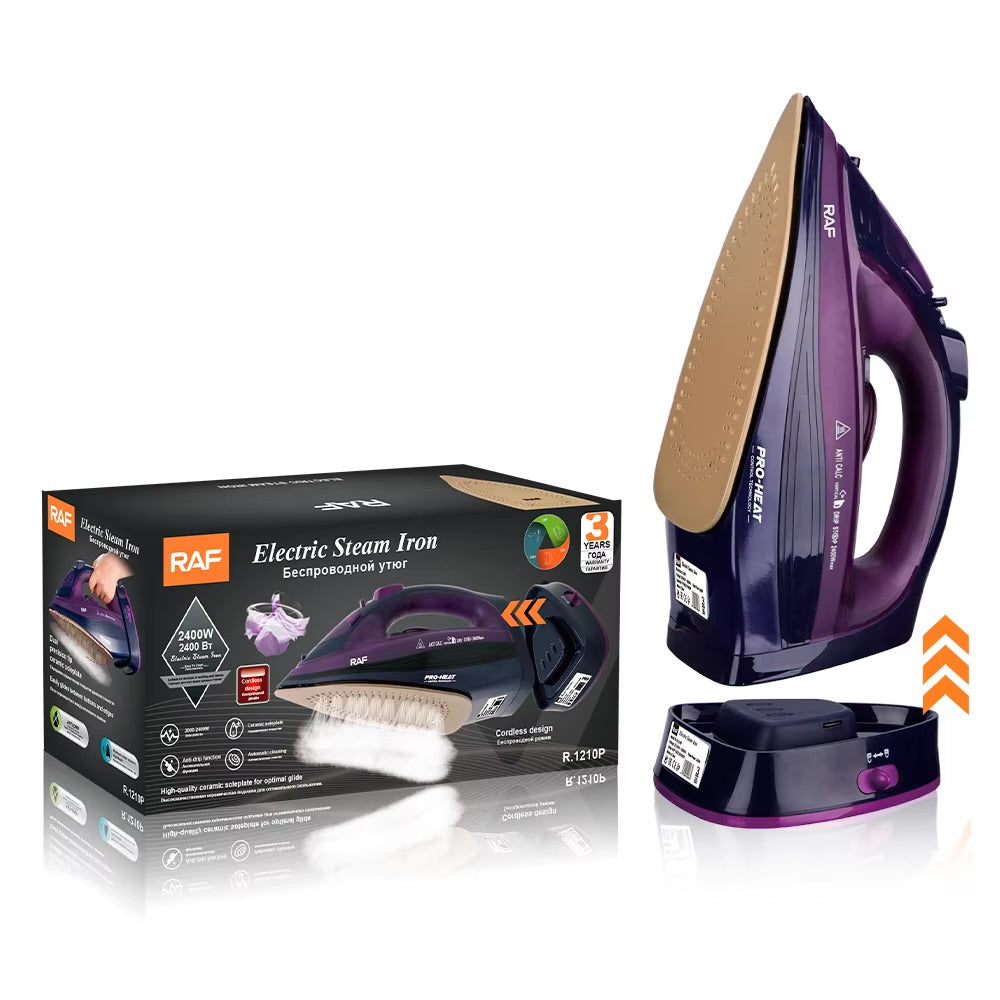 RAF Cordless 2400w Electric Irons Garment R.1210P