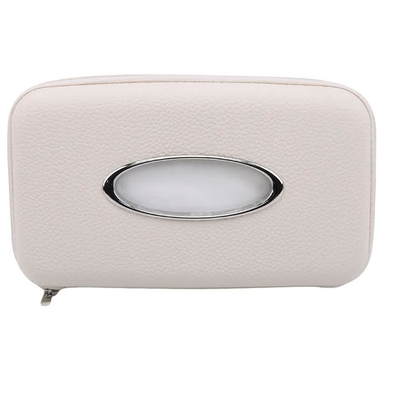 BoxPro-10 luxury leather car tissue box from