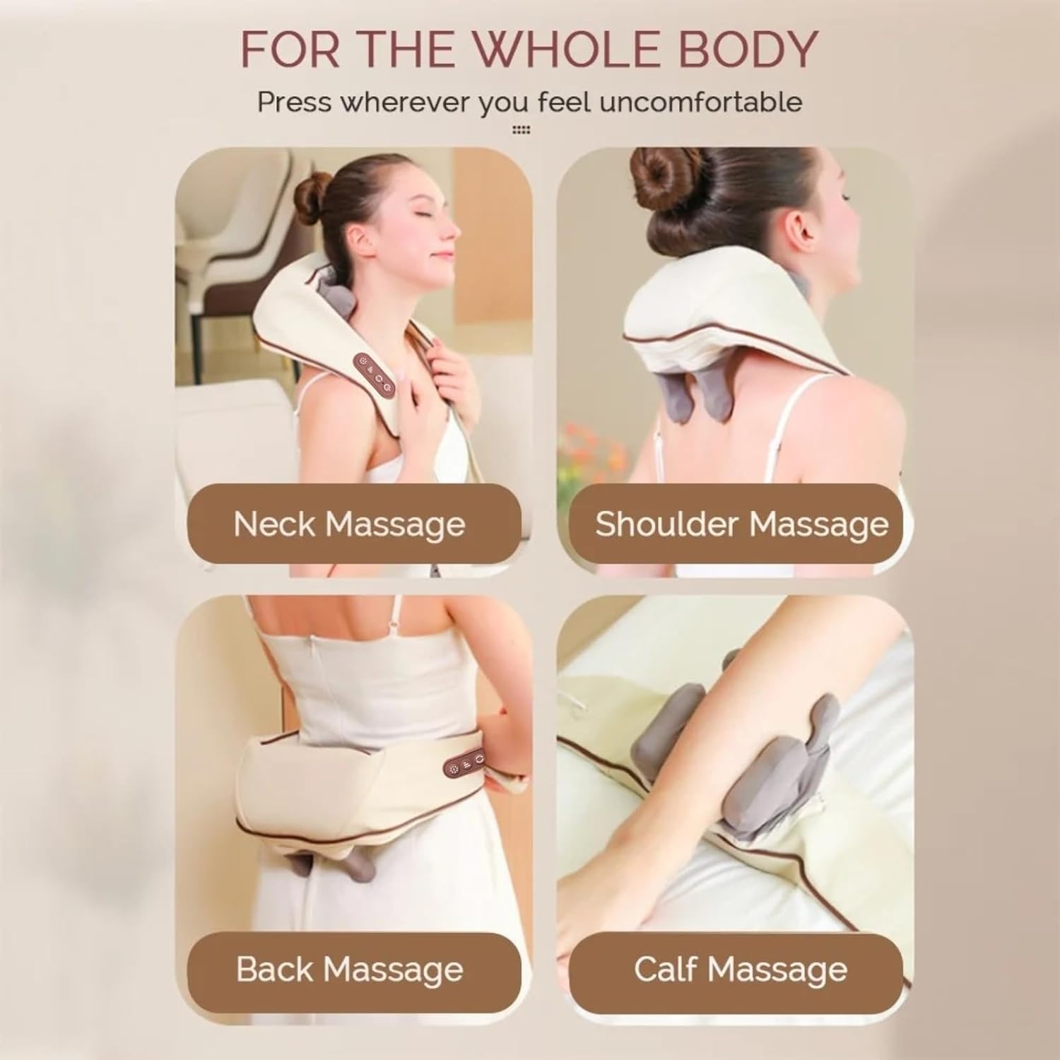 Shoulder and neck massager