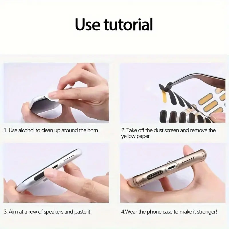 10pcs dustproof net for phone speakers