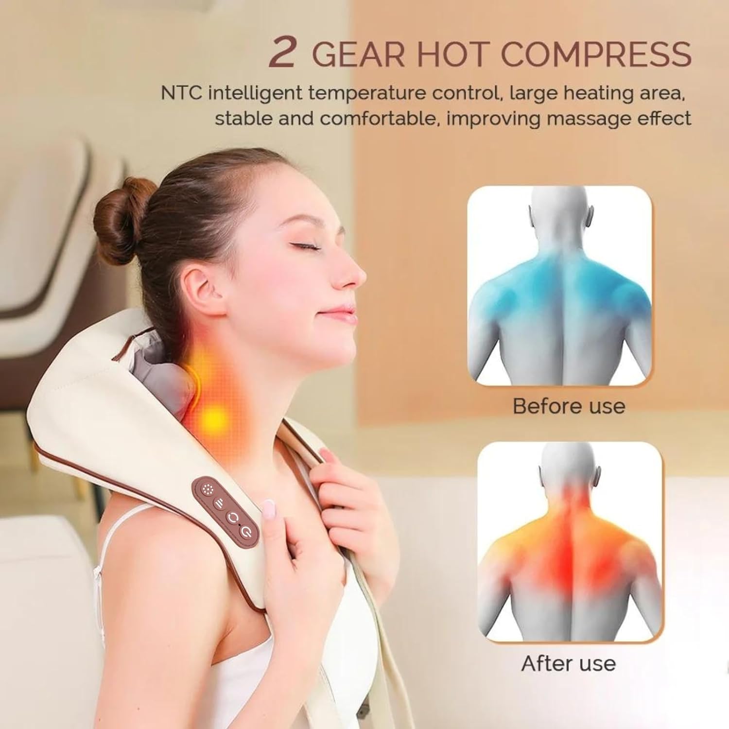 Shoulder and neck massager