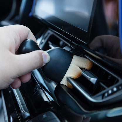 Car interior cleaning brush