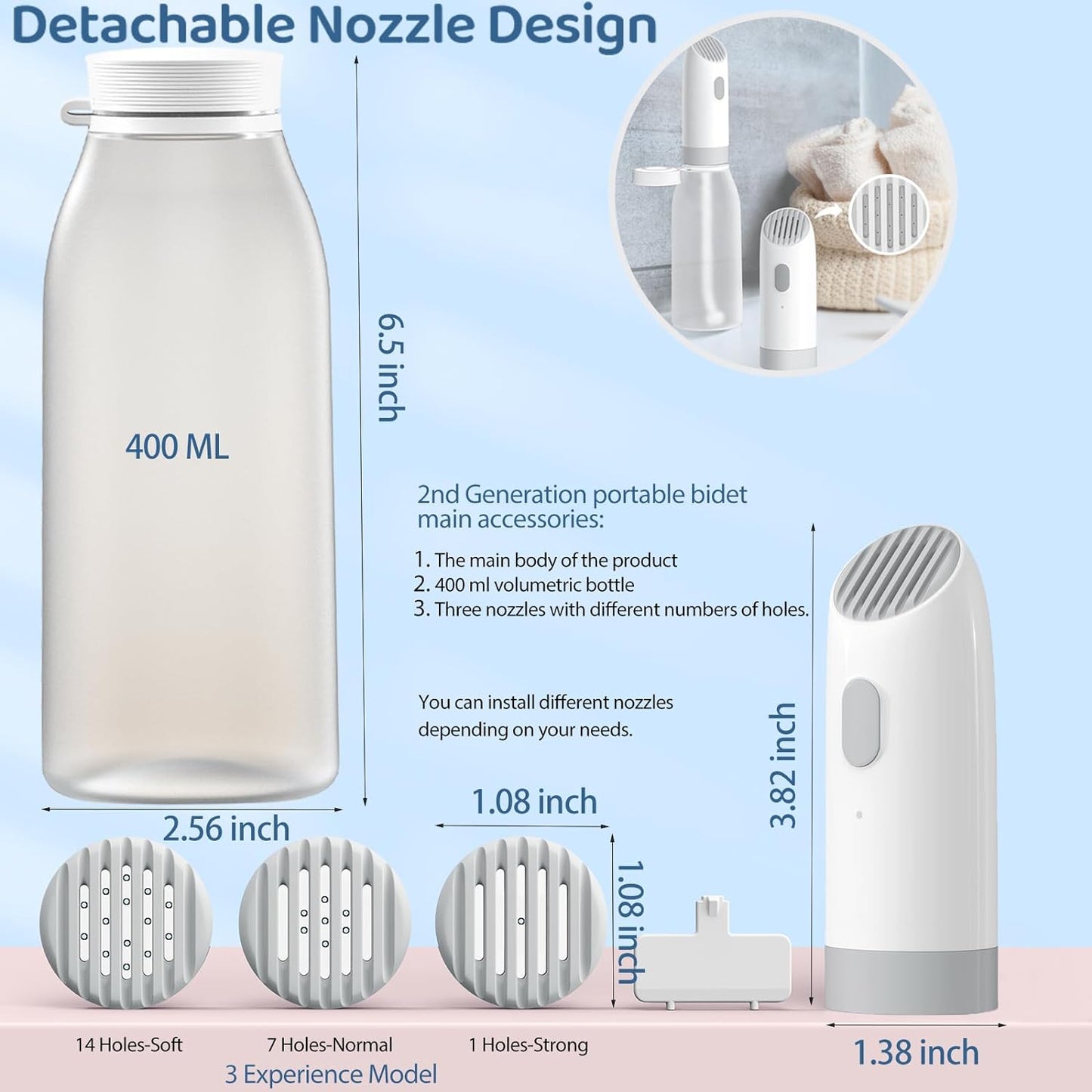 Portable Travel Bidet Electric