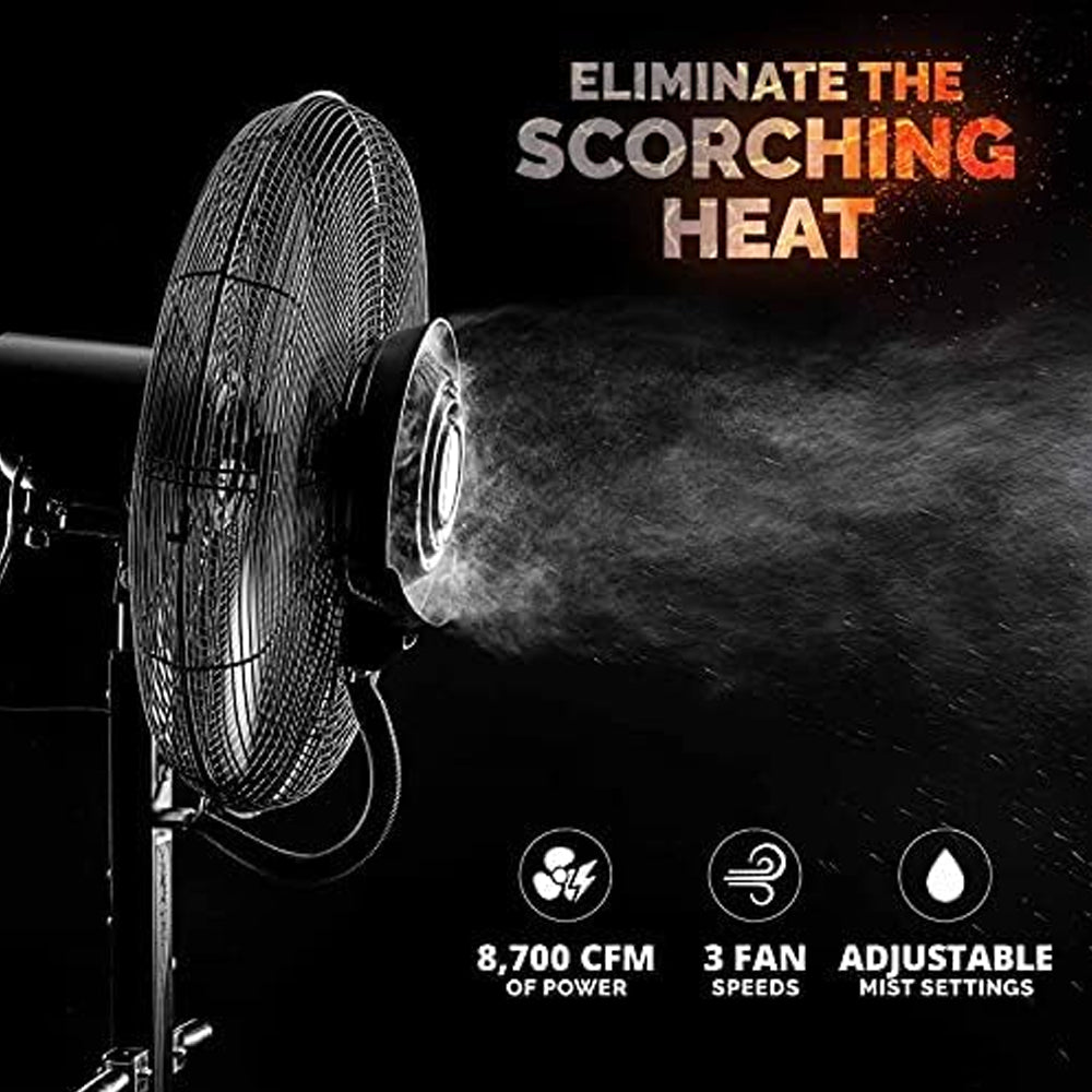 Mist Fan 26-inch 3 Speed (MFS-26E) Black