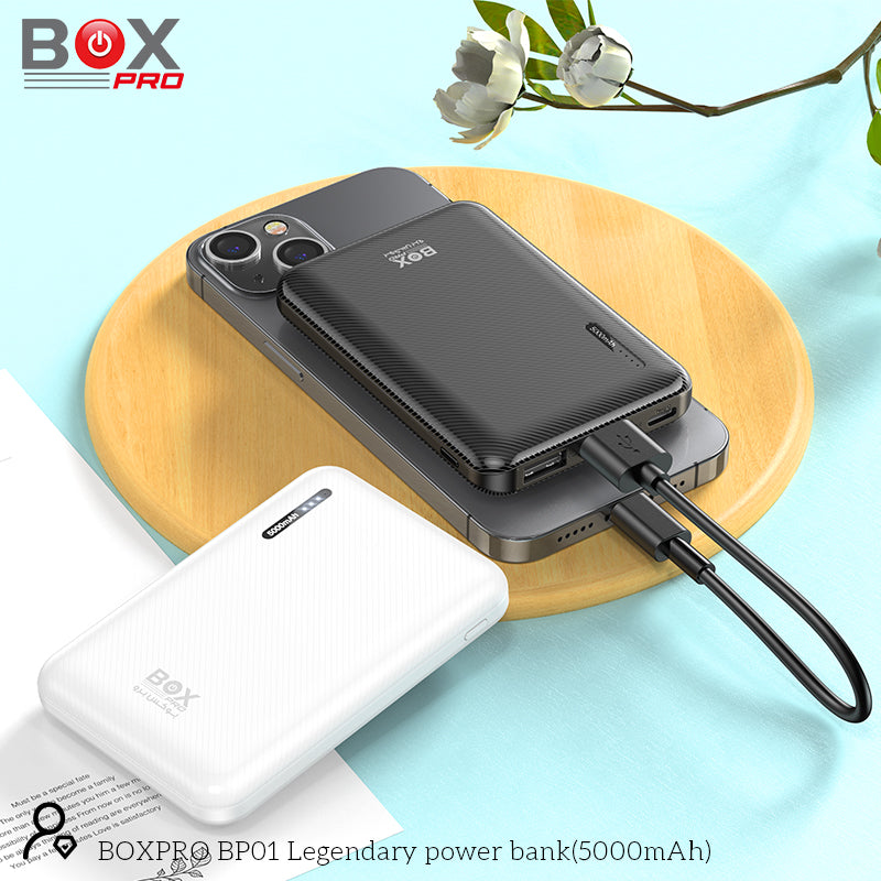 BOXPRO BP01 Legendary Mini Size power bank(5000mAh)