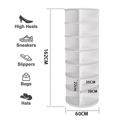 خزانة دوارة 7 طبقات 360 درجة