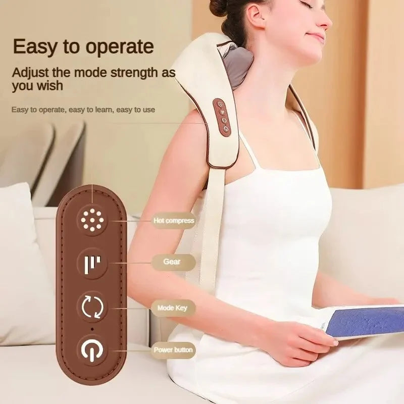 Shoulder and neck massager