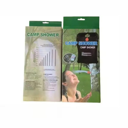 حقيبة المياه سميكة دش التخييم دش تخزين المياه في الهواء الطلق التخييم