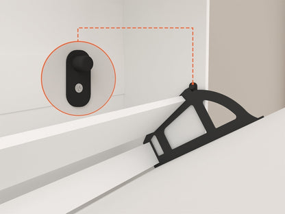 Large shoe cabinet with mirror