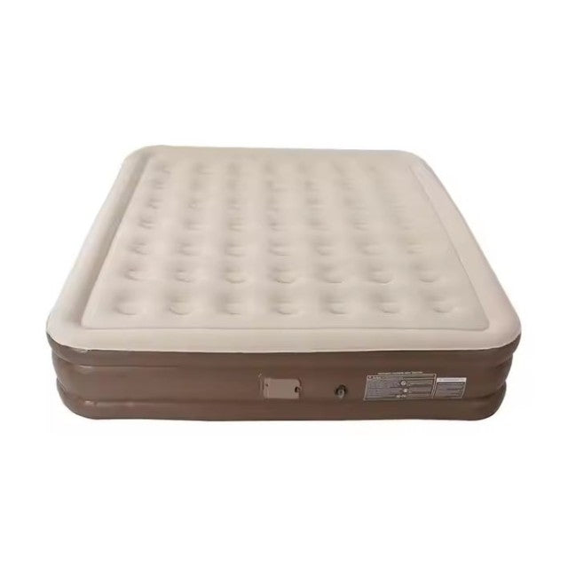سرير هوائي مزدوج مع مضخة مدمجة
