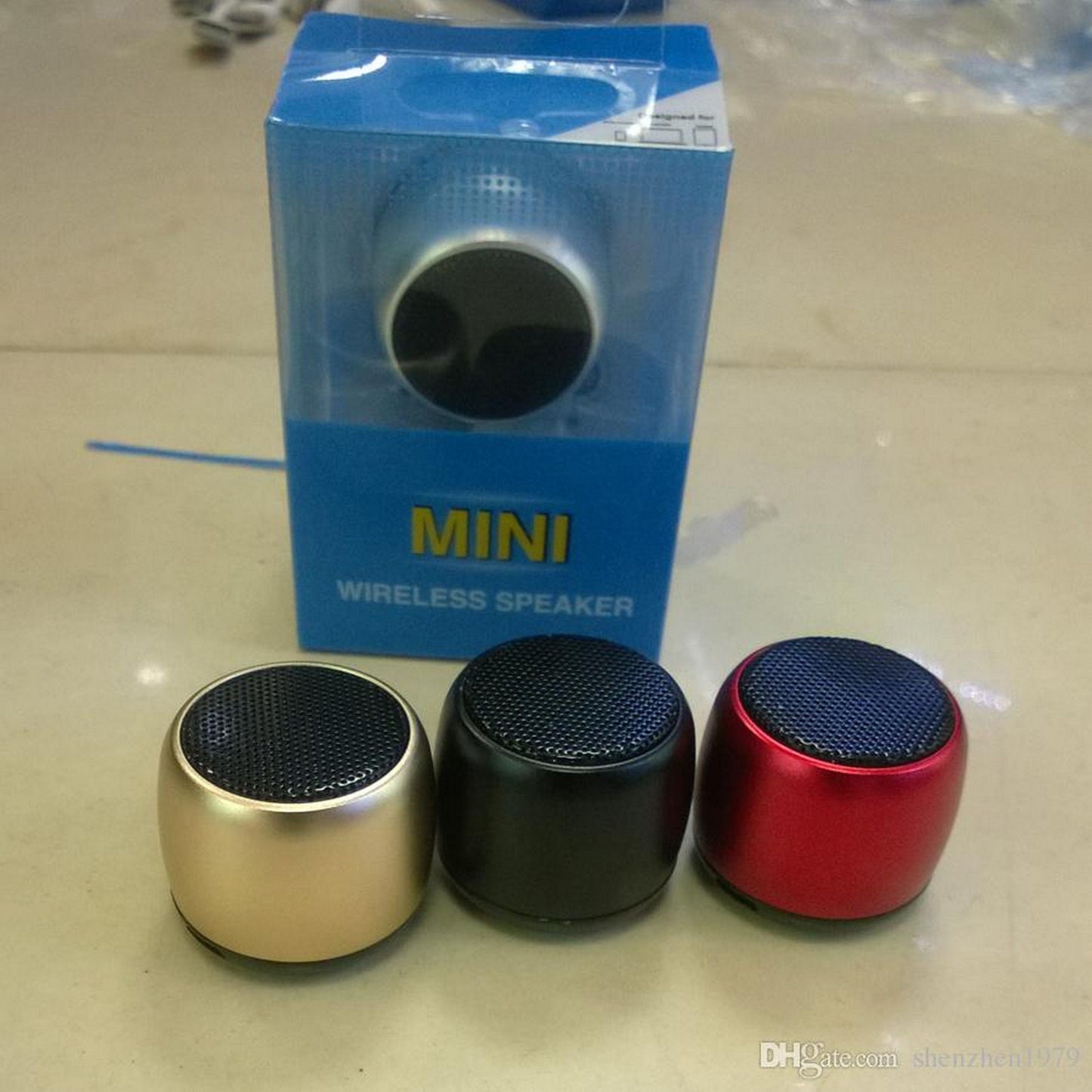 مكبر صوت صغير،لاسلكي مضخم صوت محمول قابل لإعادة الشحن وخفيف الوزن (أسود)