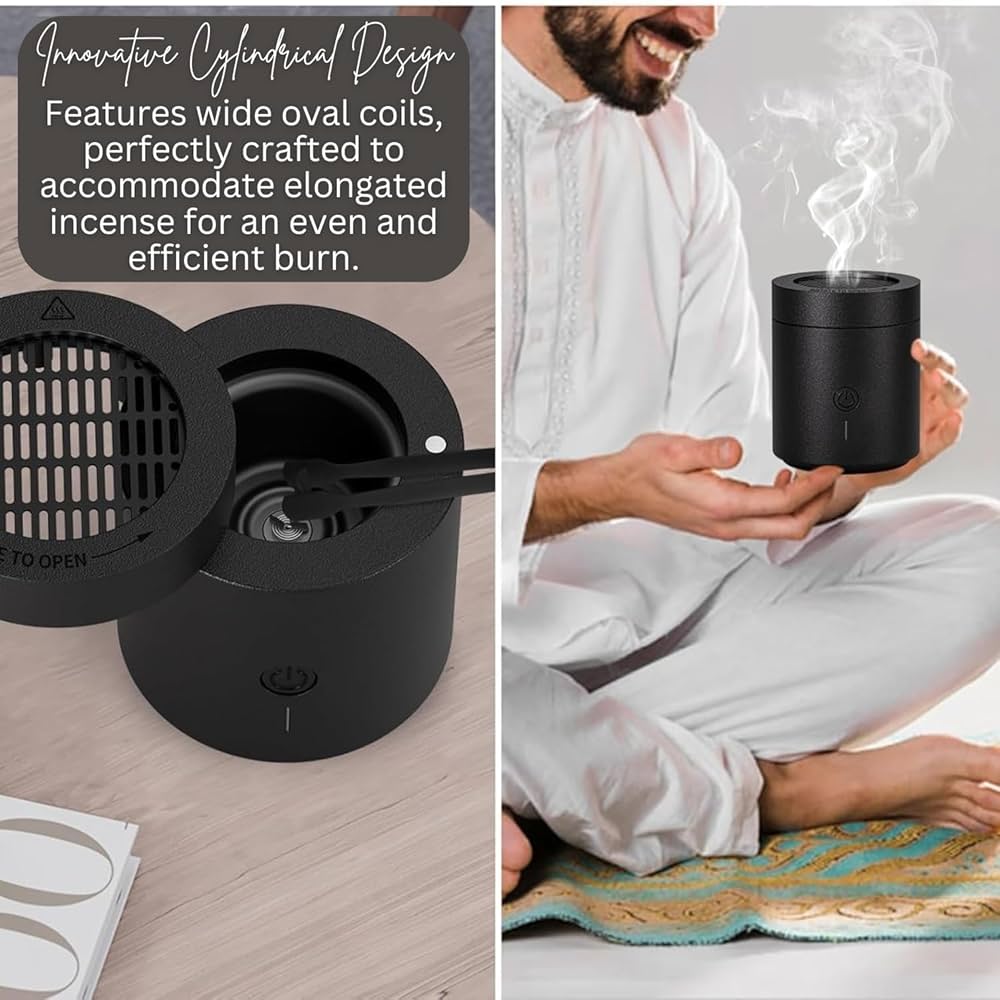 مبخرة الكترونية محمولة للسيارة والمكتب