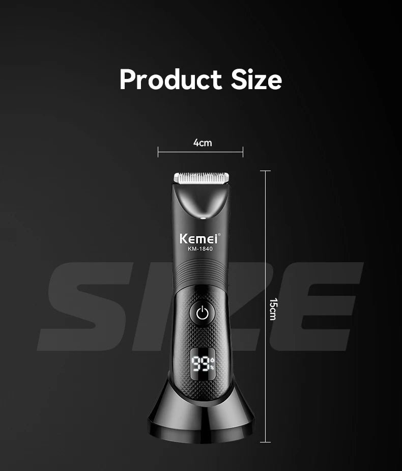 Kemei KM1840 Professional Rechargeable Body Safety Razor