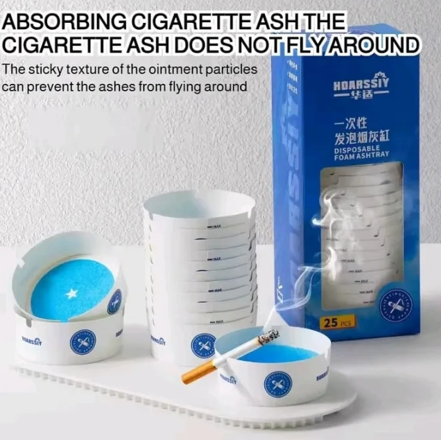 منفضة سجائر فوم – 25 قطعة