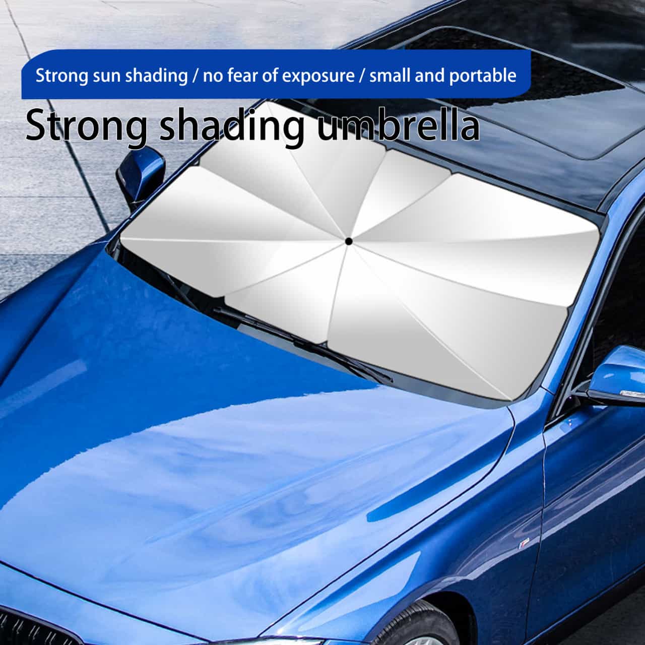 Earldom® Car Windshield Sunshade Umbrella U1