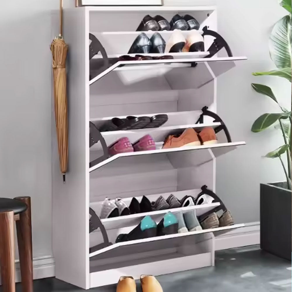 خزانة أحذية مع مرآة 3 طبقات