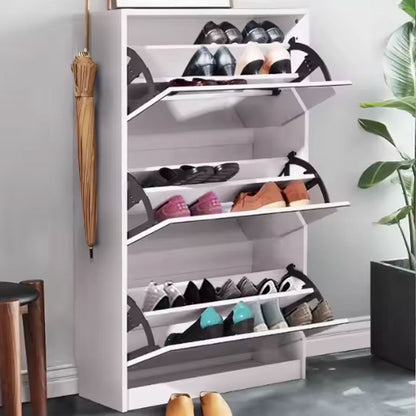 خزانة أحذية مع مرآة 3 طبقات