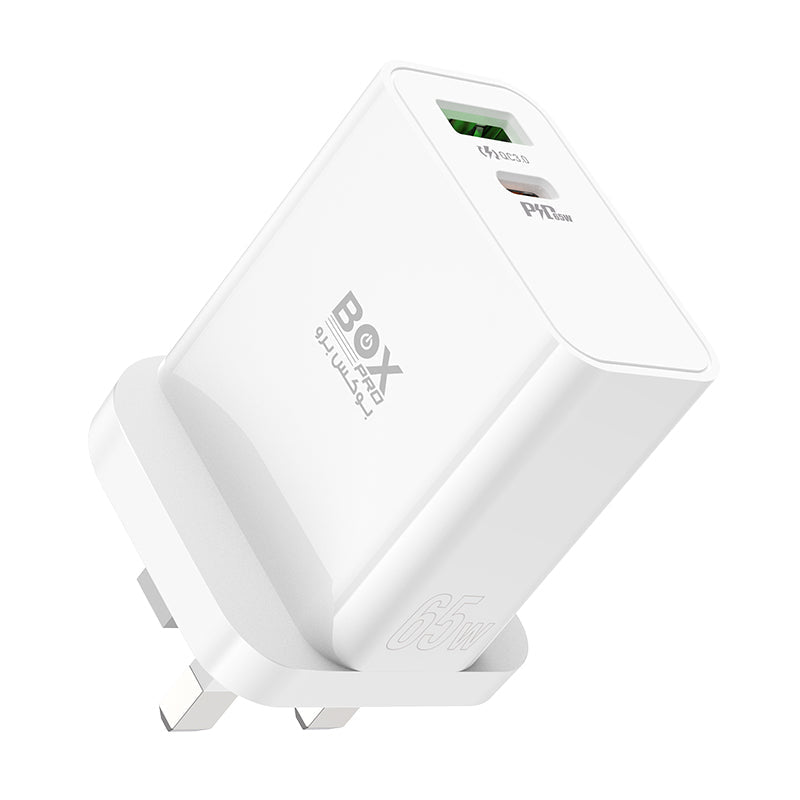 BOXPRO BS01 Bravery PD 65W dual port(1A1C) charger(UK)