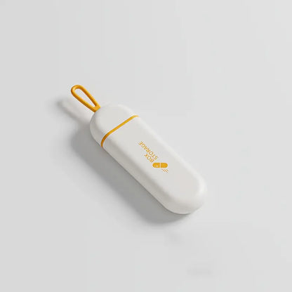 Portable mini pill organizer