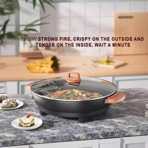 مقلاة كهربائية متعددة الاستخدامات 1800 واط